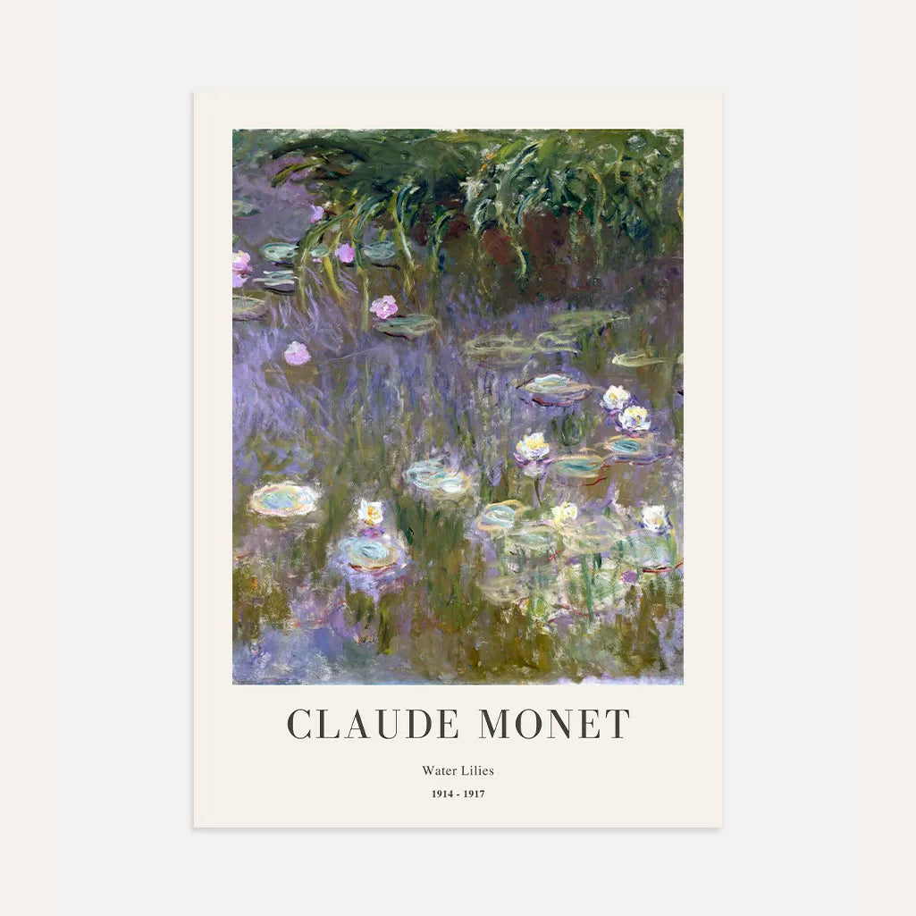 Claude Monet Water Lilies Pond Poster