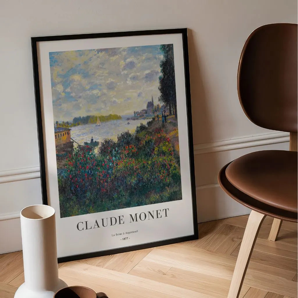 Claude Monet La Seine à Argenteuil 1877 Poster