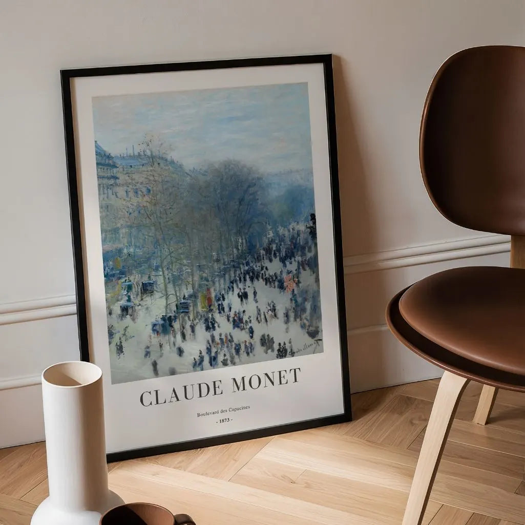 Claude Monet Boulevard des Capucines 1873 Poster