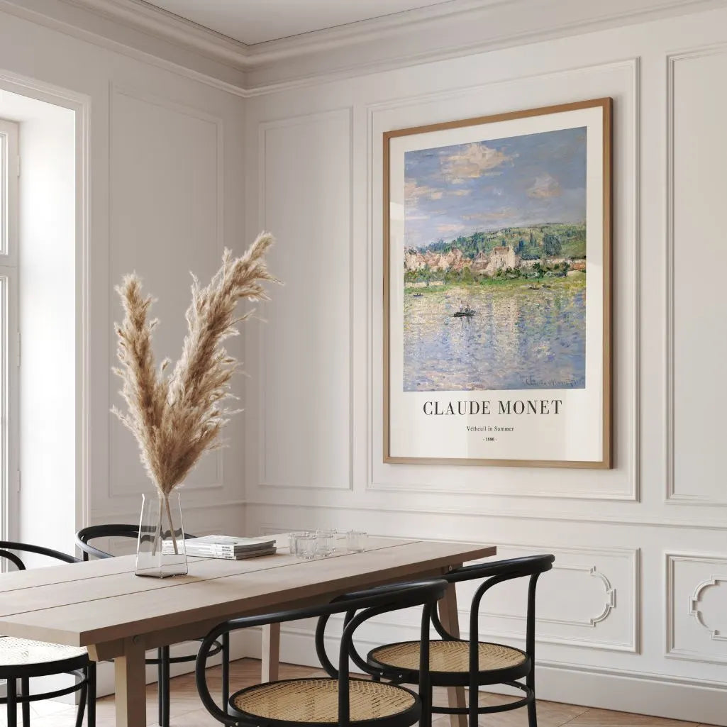 Claude Monet Vétheuil in Summer 1880 Poster