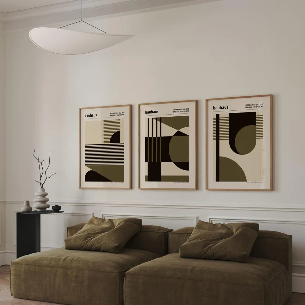 Weimar Rhythm Bauhaus Poster Set of 3